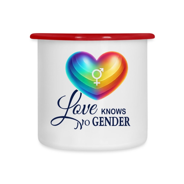 love-knows-no-gender-emaille-tasse-weiss-rot
