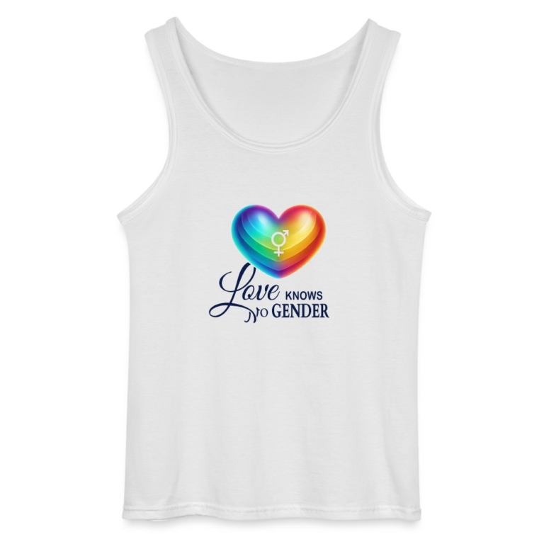 love-knows-no-gender-gildan-maenner-tank-top-weiss