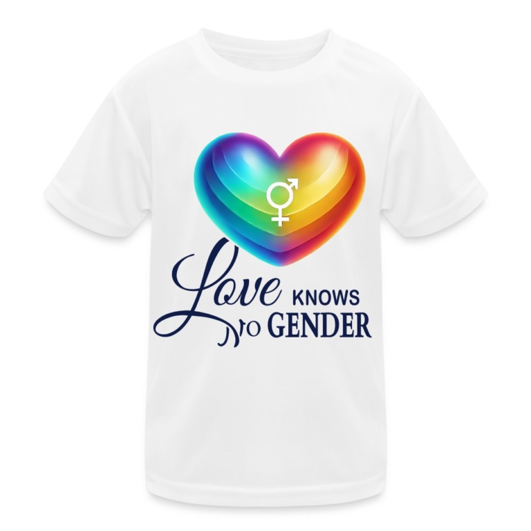 love-knows-no-gender-kinder-funktions-t-shirt-weiss