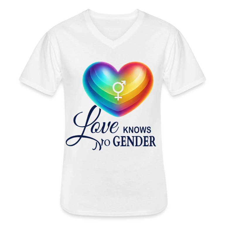 love-knows-no-gender-klassisches-maenner-t-shirt-mit-v-ausschnitt-weiss