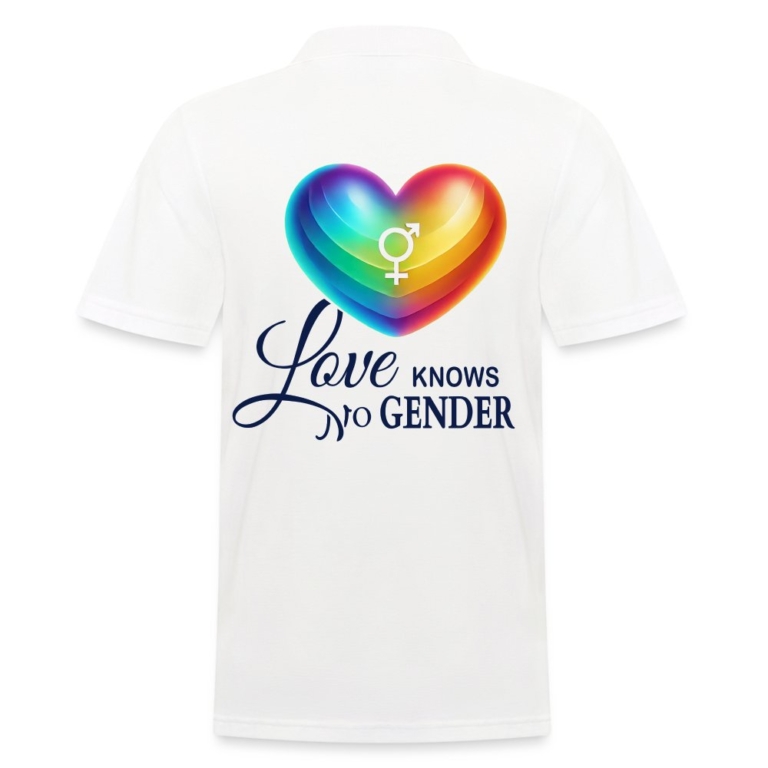 love-knows-no-gender-maenner-poloshirt-weiss