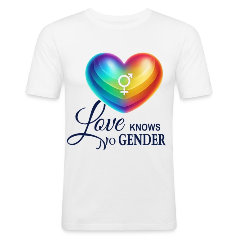 love-knows-no-gender-maenner-slim-fit-t-shirt-weiss