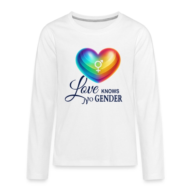 love-knows-no-gender-teenager-premium-langarmshirt-weiss