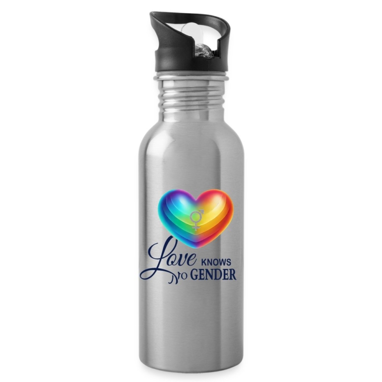 love-knows-no-gender-trinkflasche-mit-integriertem-trinkhalm-lightsilver