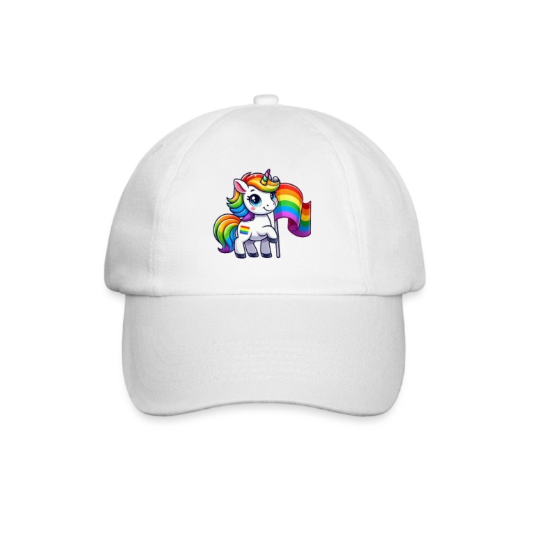 magisches-einhorn-der-vielfalt-baseballkappe-weiss-weiss