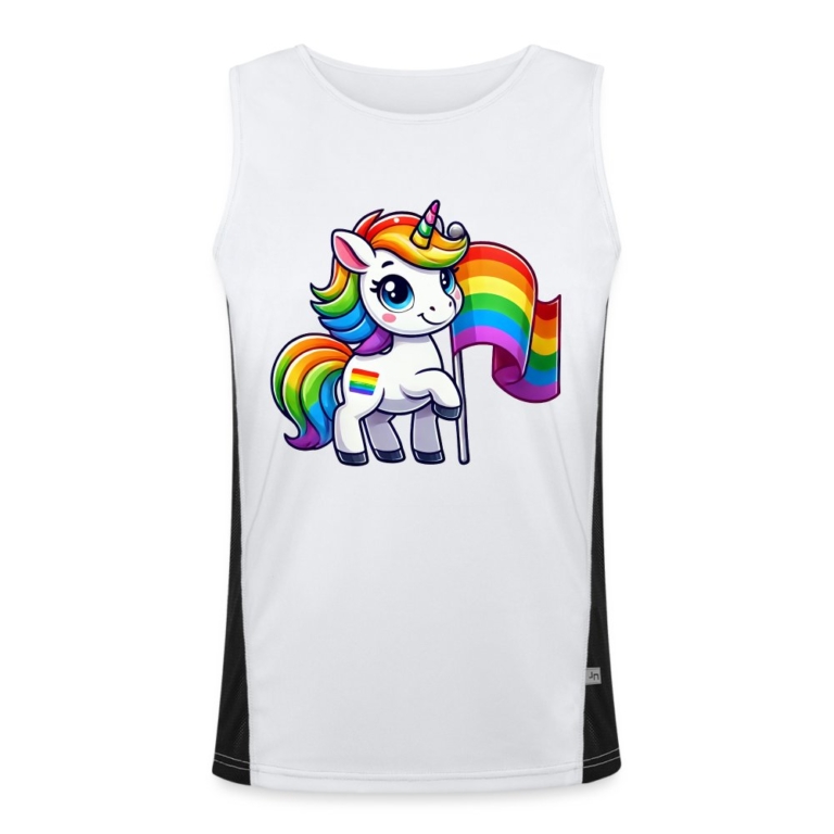 magisches-einhorn-der-vielfalt-funktionelles-kontrast-tank-top-fuer-maenner-weiss-schwarz