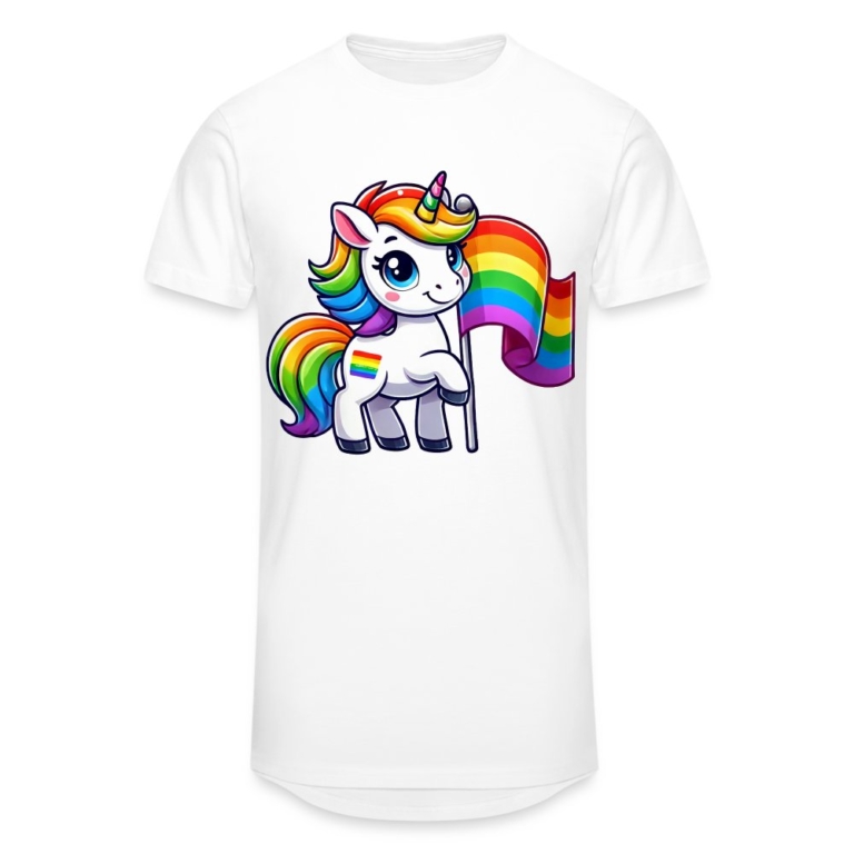 magisches-einhorn-der-vielfalt-maenner-urban-longshirt-weiss