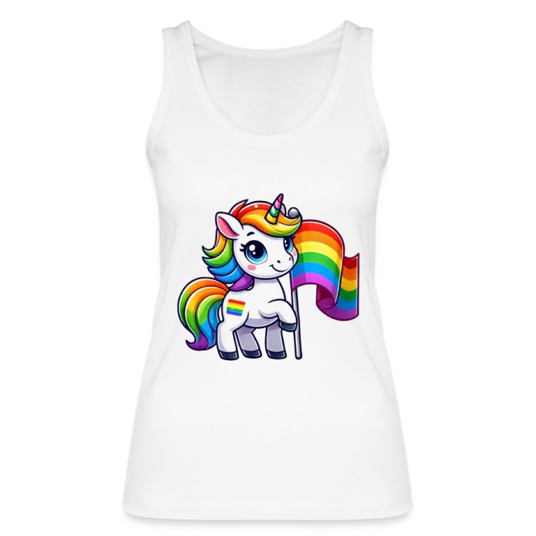 magisches-einhorn-der-vielfalt-stanleystella-frauen-bio-tank-top-weiss