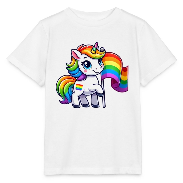 magisches-einhorn-der-vielfalt-stanleystella-kinder-t-shirt-mini-creator-weiss