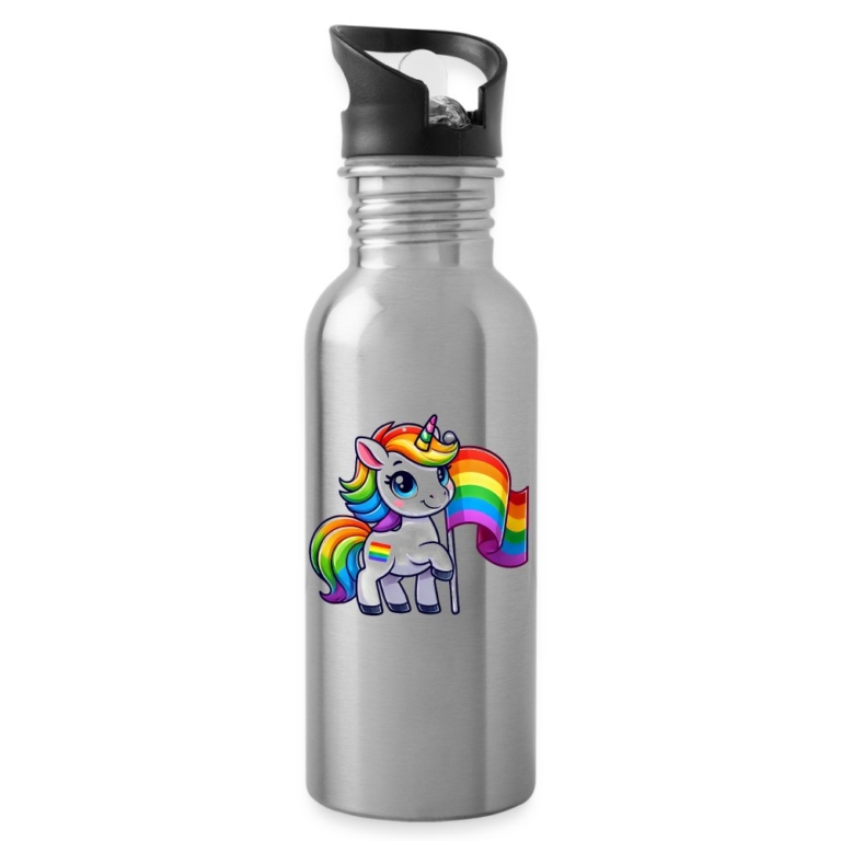 magisches-einhorn-der-vielfalt-trinkflasche-mit-integriertem-trinkhalm-lightsilver