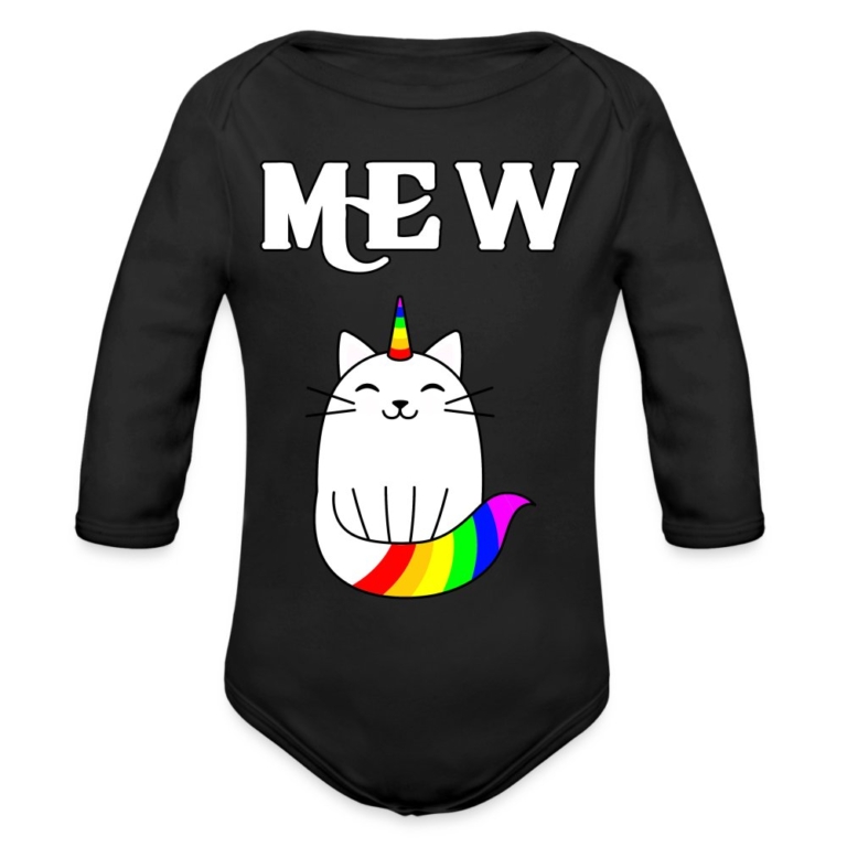 mewnicorn-baby-bio-langarm-body-schwarz