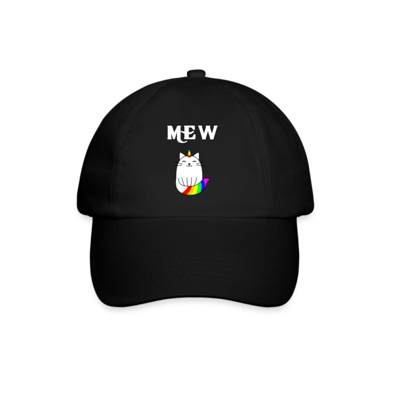 mewnicorn-baseballkappe-schwarz-schwarz