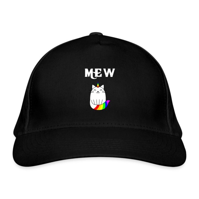 mewnicorn-bio-baseballkappe-schwarz