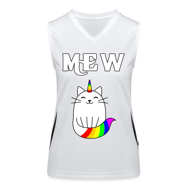 mewnicorn-funktionelles-kontrast-tank-top-fuer-frauen-weiss-schwarz