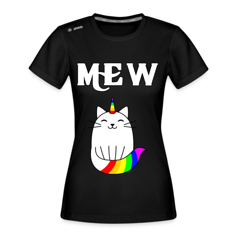 mewnicorn-jako-frauen-t-shirt-run-20-schwarz