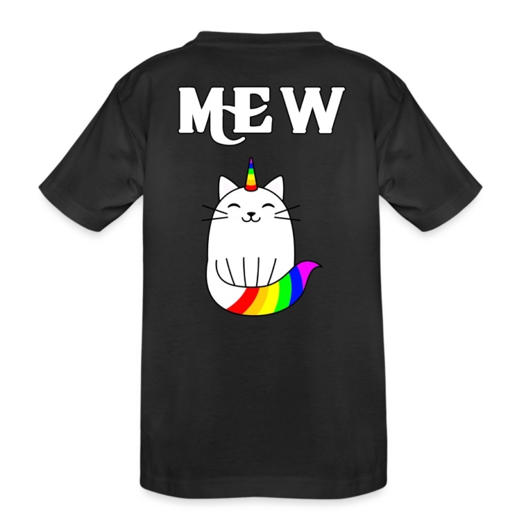 mewnicorn-kinder-premium-bio-t-shirt-schwarz