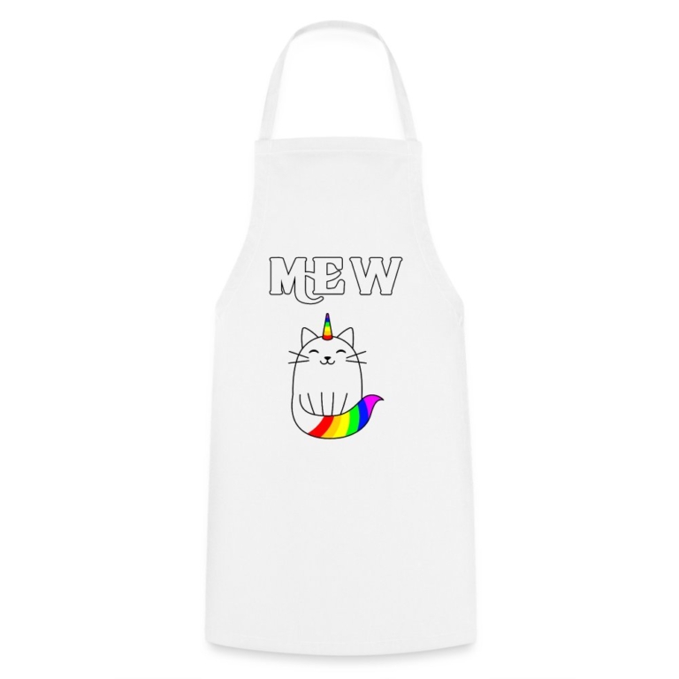 mewnicorn-kochschuerze-weiss