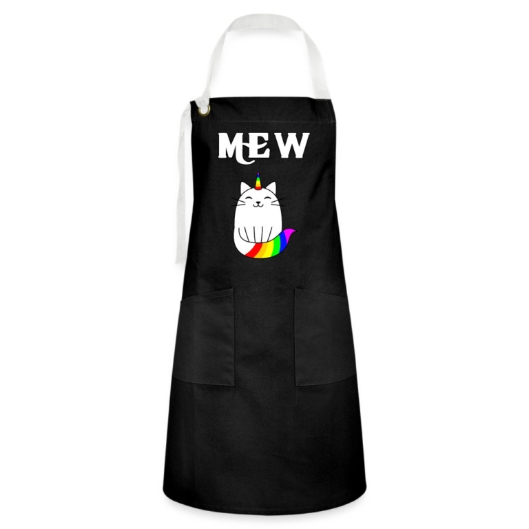 mewnicorn-kontrastschuerze-schwarz-weiss