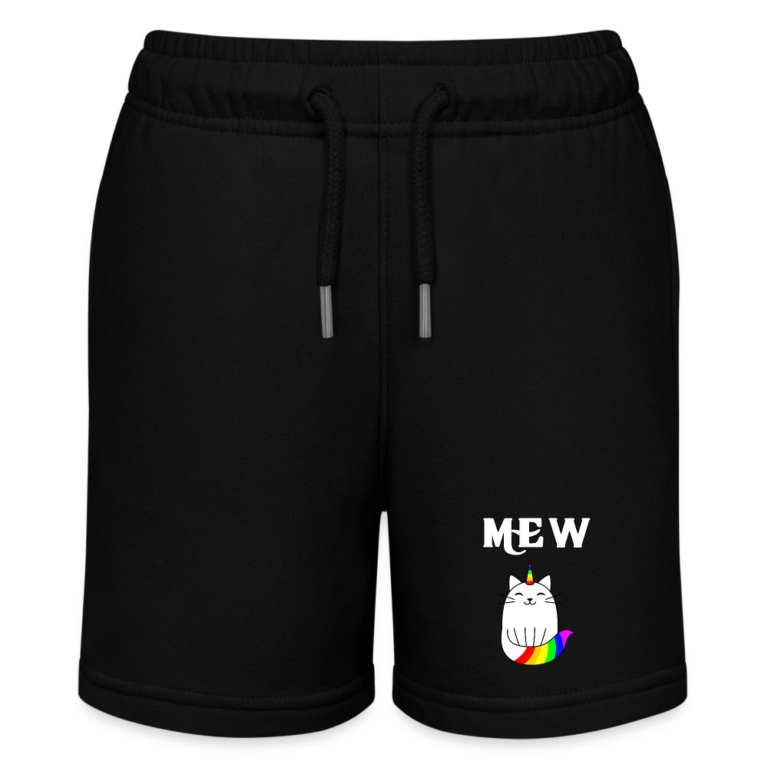 mewnicorn-stanleystella-teenager-bio-joggingshorts-mini-bolter-schwarz