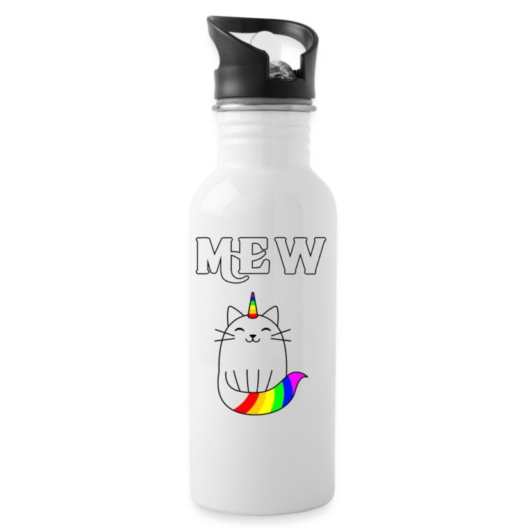 mewnicorn-trinkflasche-mit-integriertem-trinkhalm-weiss
