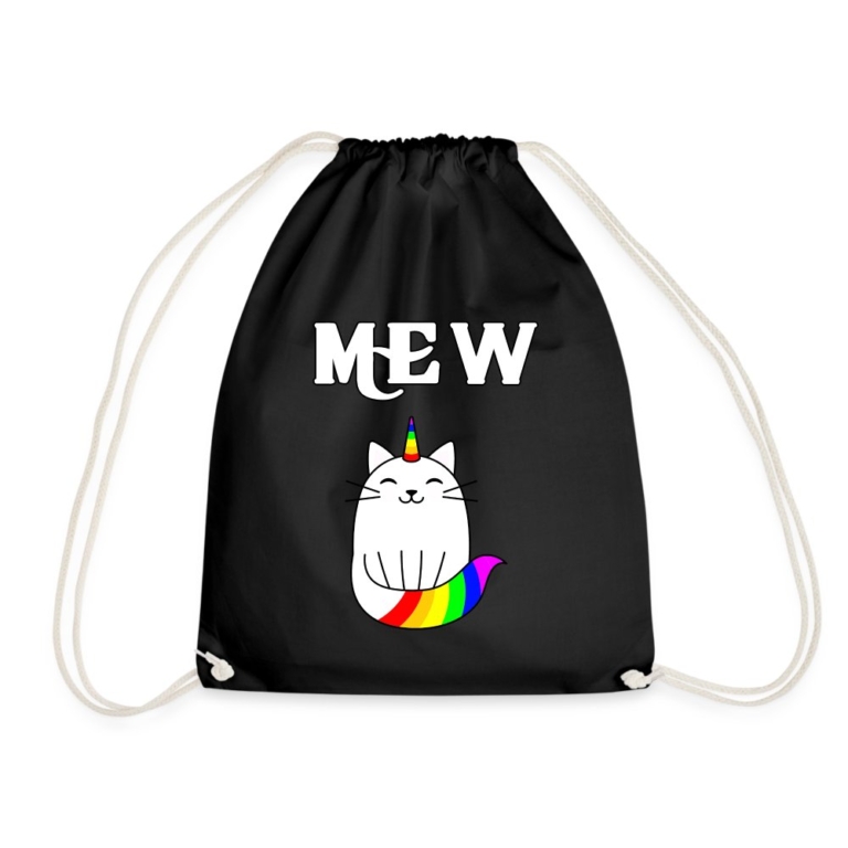 mewnicorn-turnbeutel-schwarz