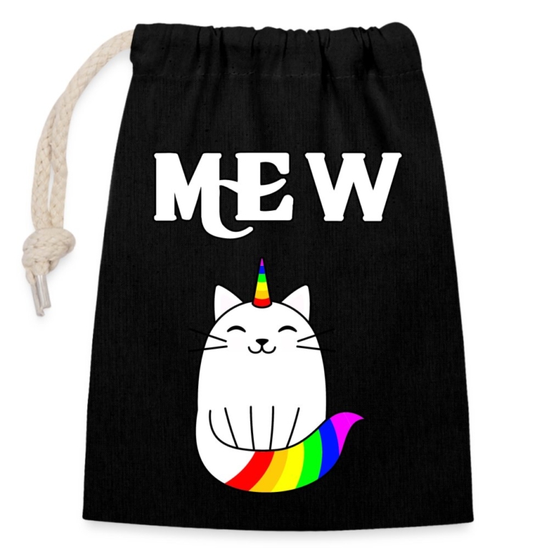 mewnicorn-verschliessbarer-geschenkbeutel-aus-baumwolle-14x20cm-schwarz