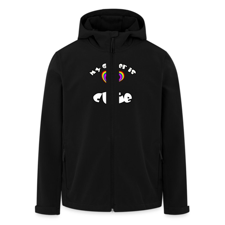 my-gender-is-cute-stanleystella-maenner-recycled-softshell-jacke-discoverer-schwarz