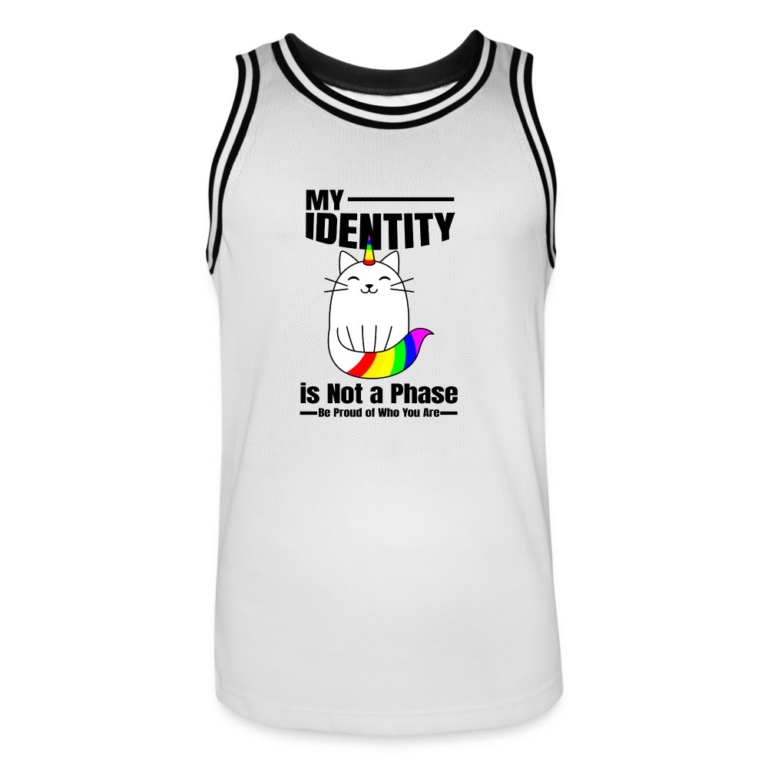 my-identity-is-not-a-phase-maenner-basketball-trikot-weiss-schwarz