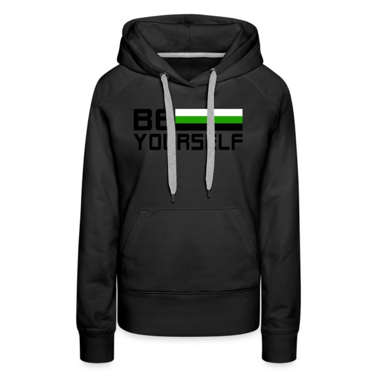 neutrois-be-yourself-frauen-premium-hoodie-schwarz