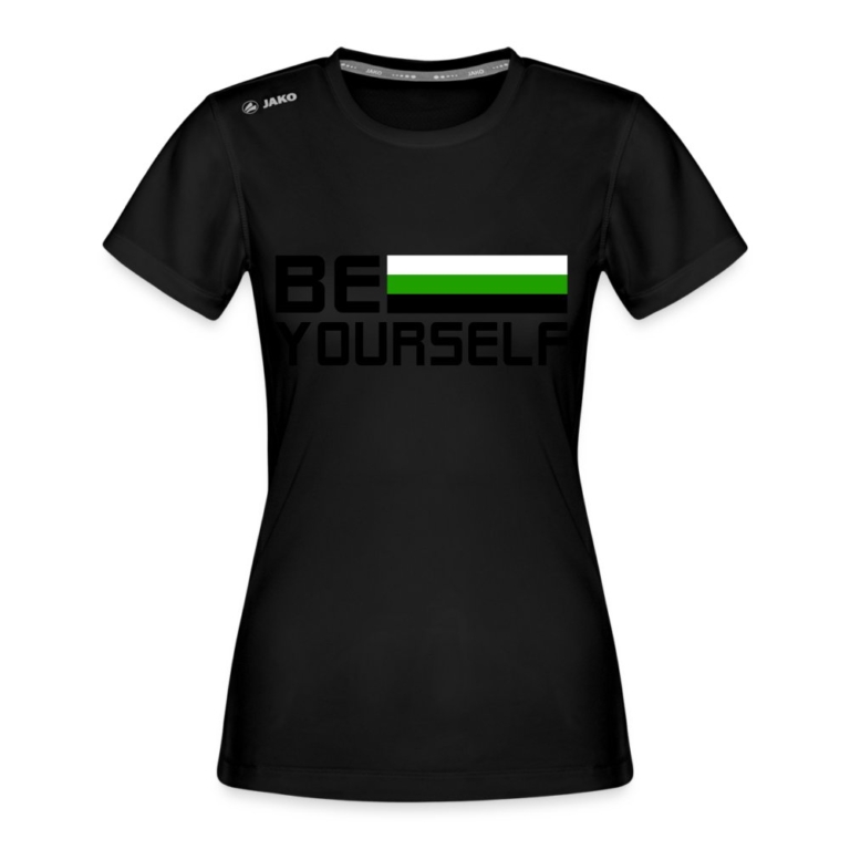 neutrois-be-yourself-jako-frauen-t-shirt-run-20-schwarz