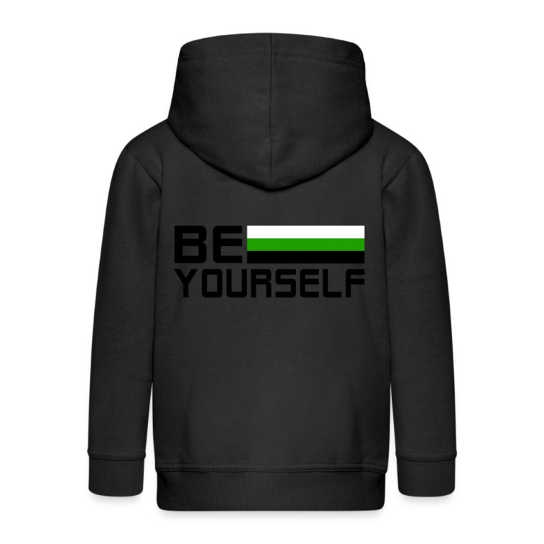 neutrois-be-yourself-kinder-premium-kapuzenjacke-schwarz