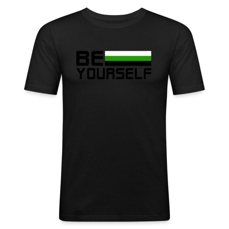 neutrois-be-yourself-maenner-slim-fit-t-shirt-schwarz