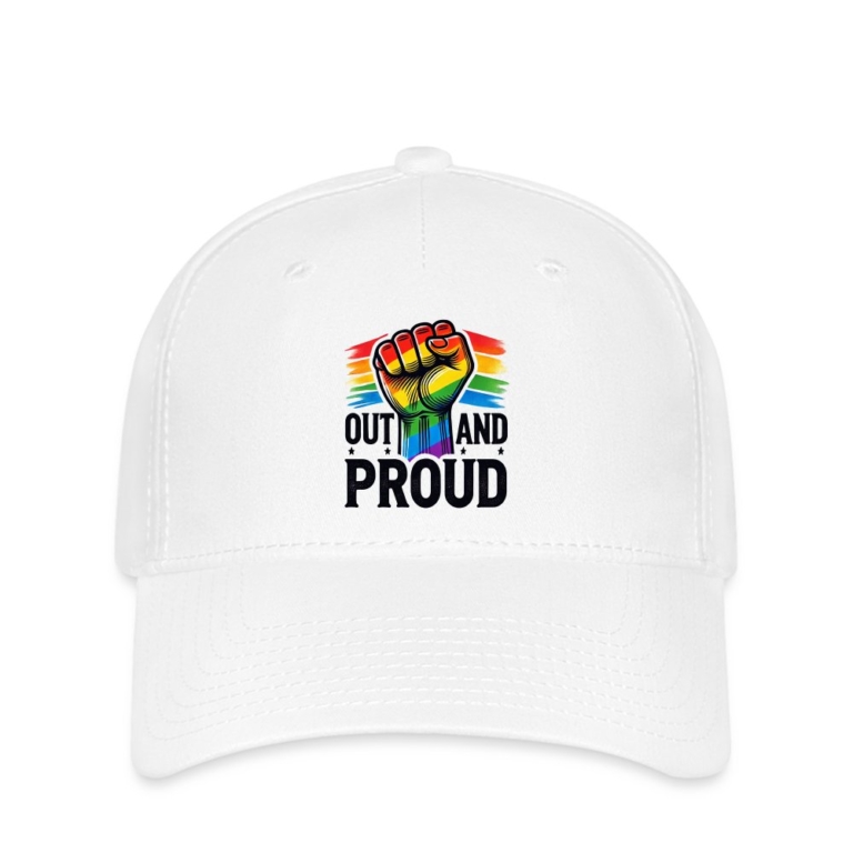 out-and-proud-flexfit-cap-weiss