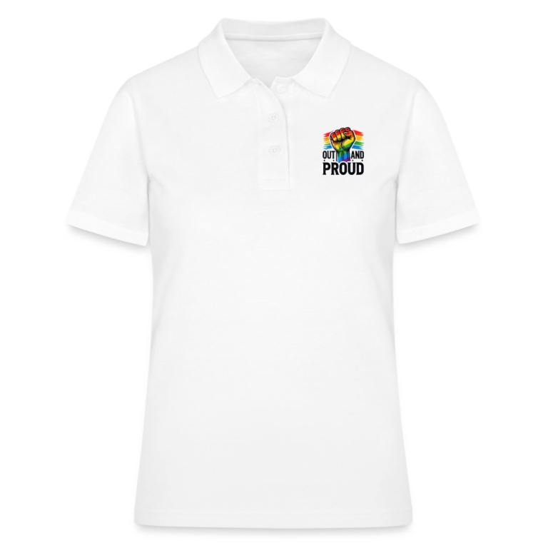 out-and-proud-frauen-polo-shirt-weiss