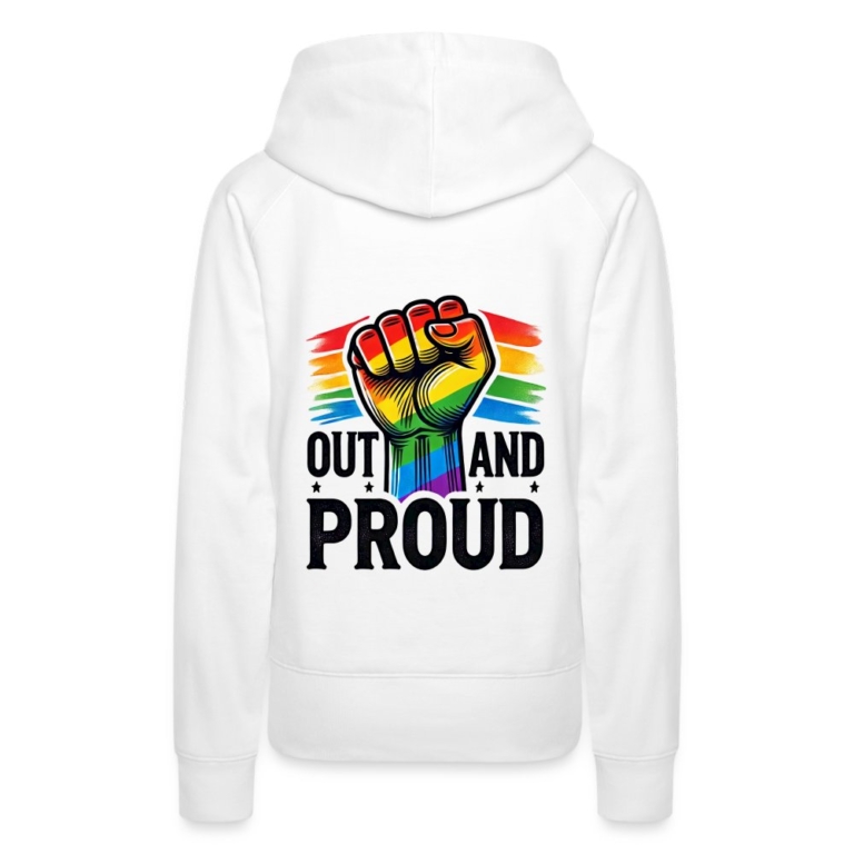out-and-proud-frauen-premium-hoodie-weiss