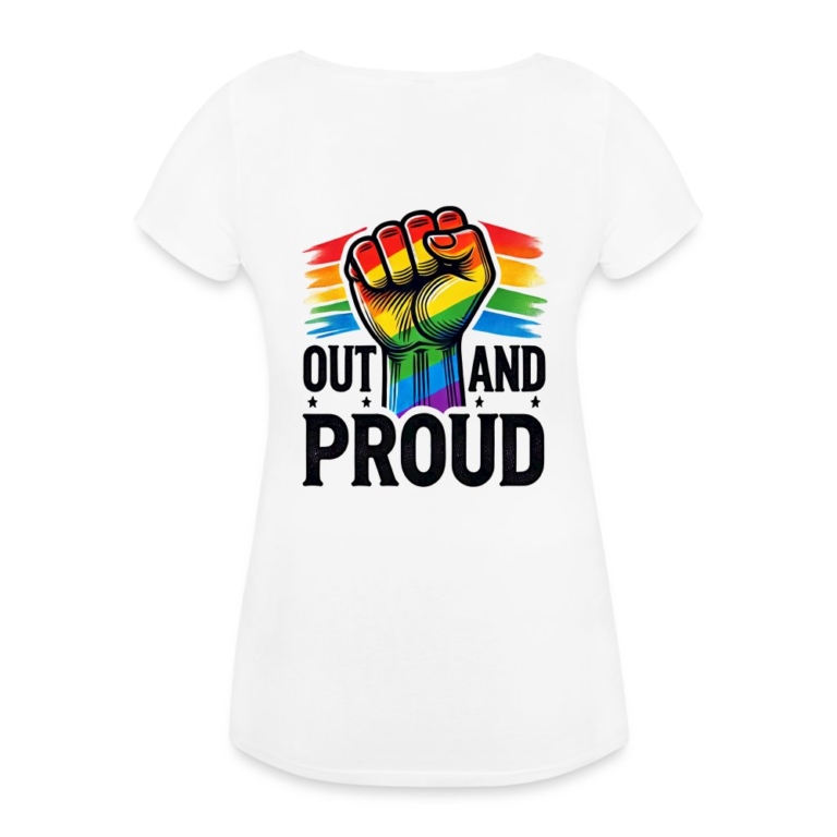 out-and-proud-frauen-schwangerschafts-t-shirt-weiss