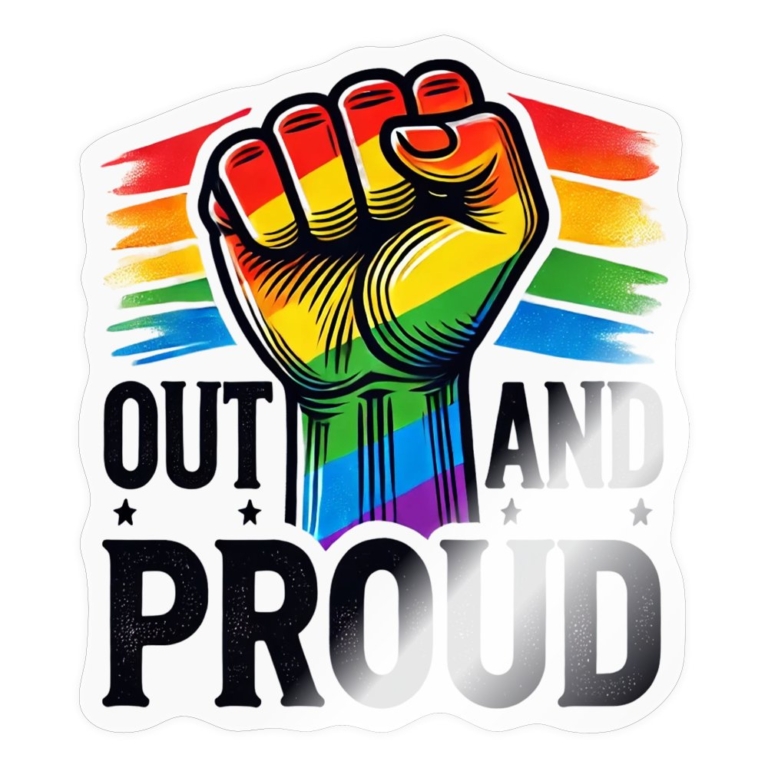 out-and-proud-sticker-transparent-glaenzend