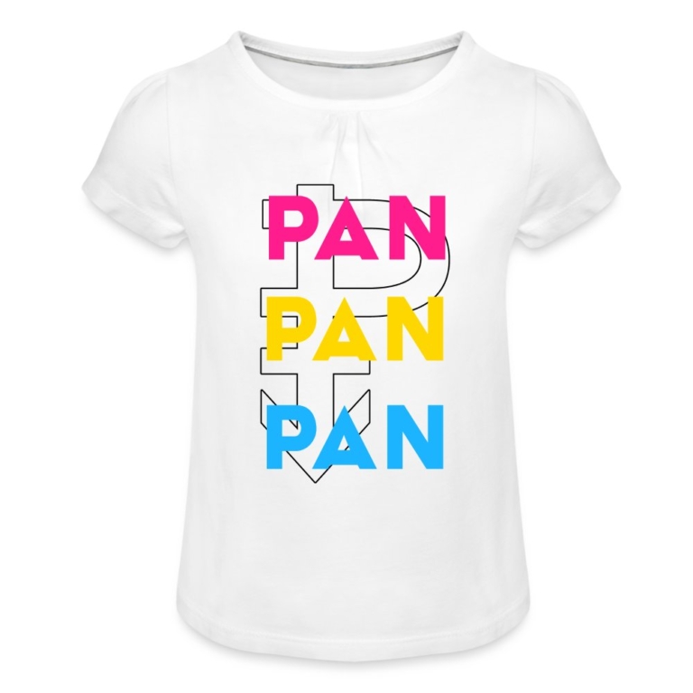 pan-pan-pan-maedchen-t-shirt-mit-raffungen-weiss