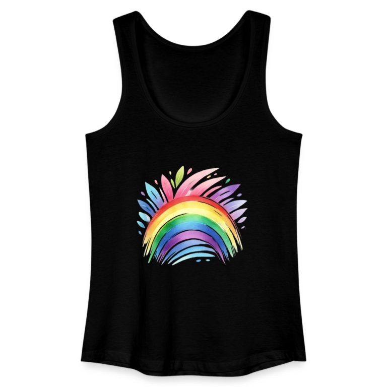 pastell-regenbogen-frauen-bio-tank-top-schwarz