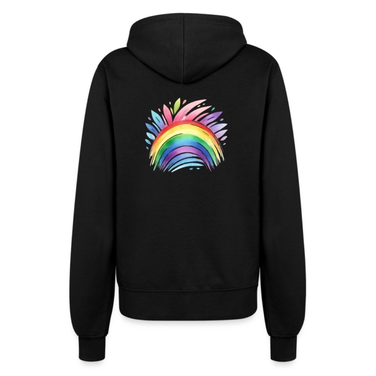 pastell-regenbogen-frauen-kapuzenjacke-schwarz