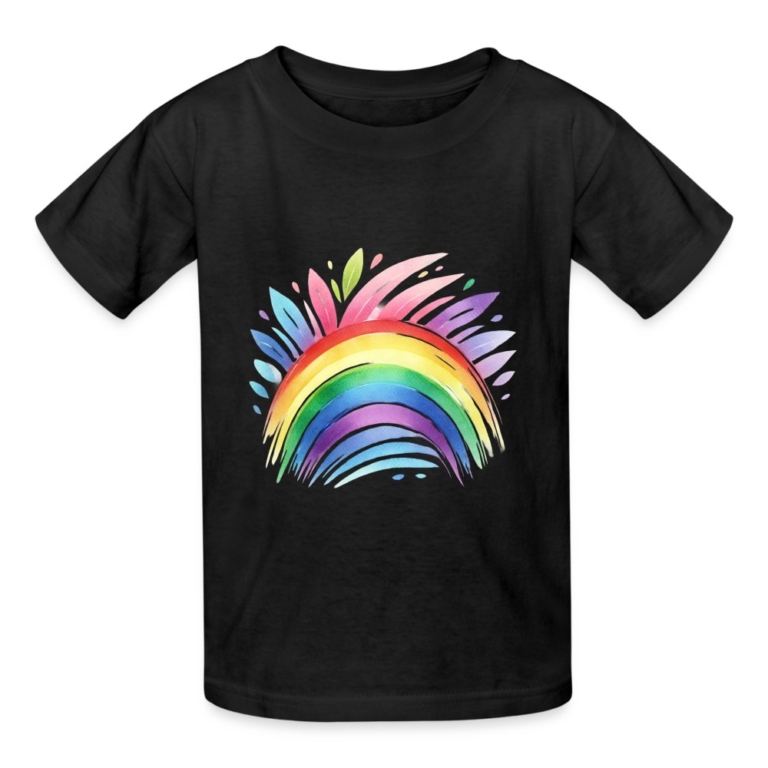 pastell-regenbogen-kinder-t-shirt-von-russell-schwarz