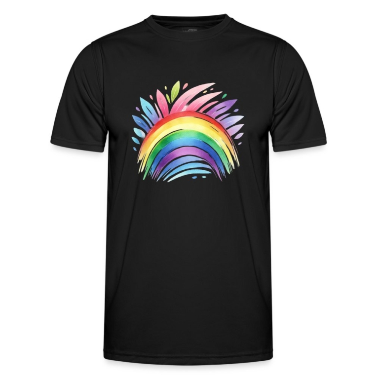 pastell-regenbogen-maenner-funktions-t-shirt-schwarz