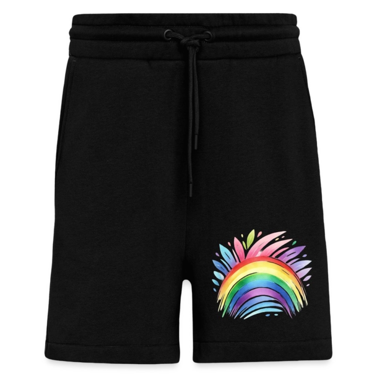 pastell-regenbogen-organic-relaxed-shorts-made-in-eu-solid-black