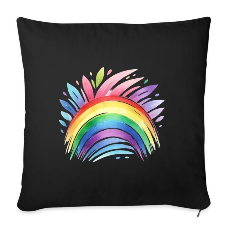 pastell-regenbogen-sofakissenbezug-45-x-45-cm-schwarz