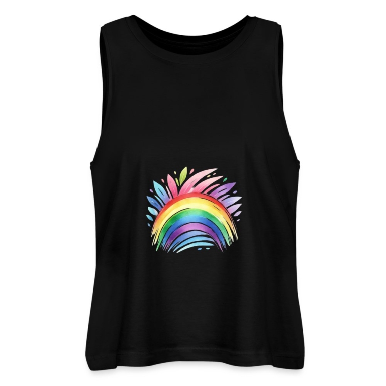 pastell-regenbogen-stanleystella-frauen-cropped-bio-tank-top-dancer-schwarz