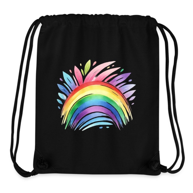pastell-regenbogen-stanleystella-recycelter-gym-bag-schwarz