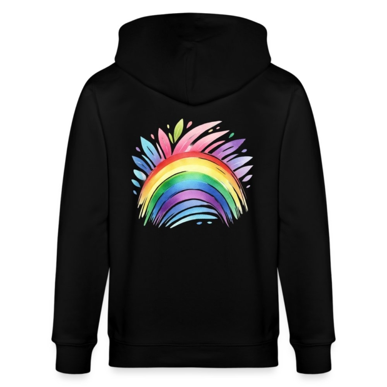 pastell-regenbogen-stanleystella-unisex-bio-kapuzenjacke-cultivator-schwarz