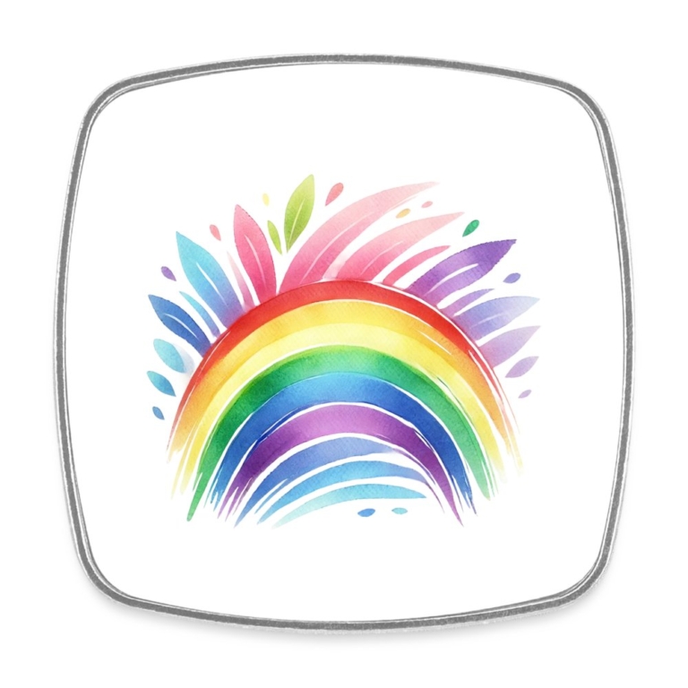 pastell-regenbogen-viereckiger-kuehlschrankmagnet-weiss