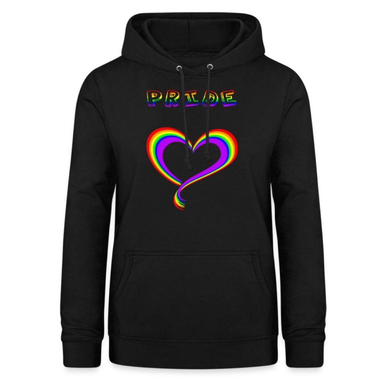 pride-heart-frauen-hoodie-schwarz