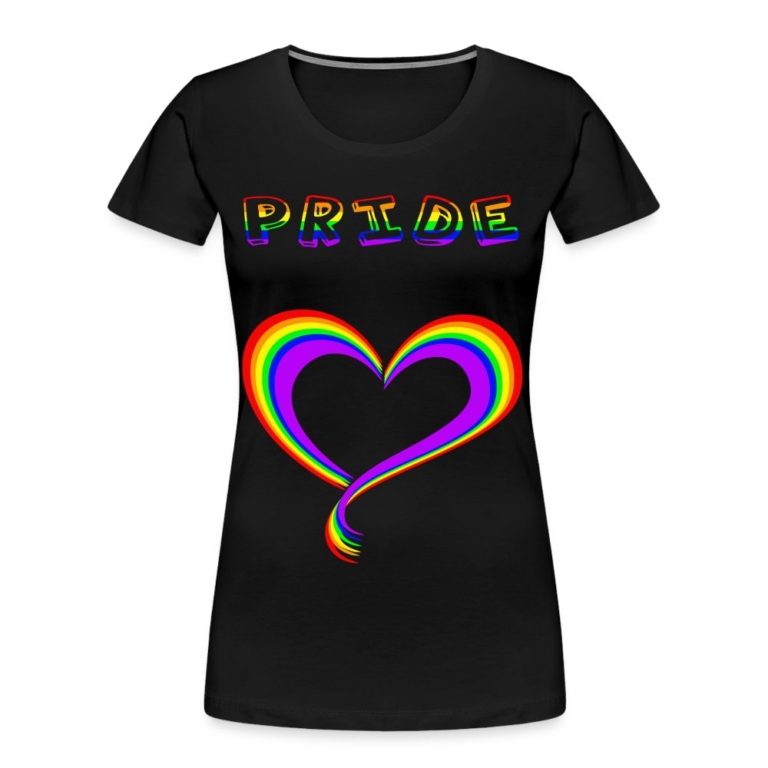 pride-heart-frauen-premium-bio-t-shirt-schwarz